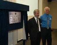 Photographs of the speeches and the opening ceremony of the Daniel Rutherford Building on the 4th September 2003 by Lord Sainsbury of Turville.  22 images.